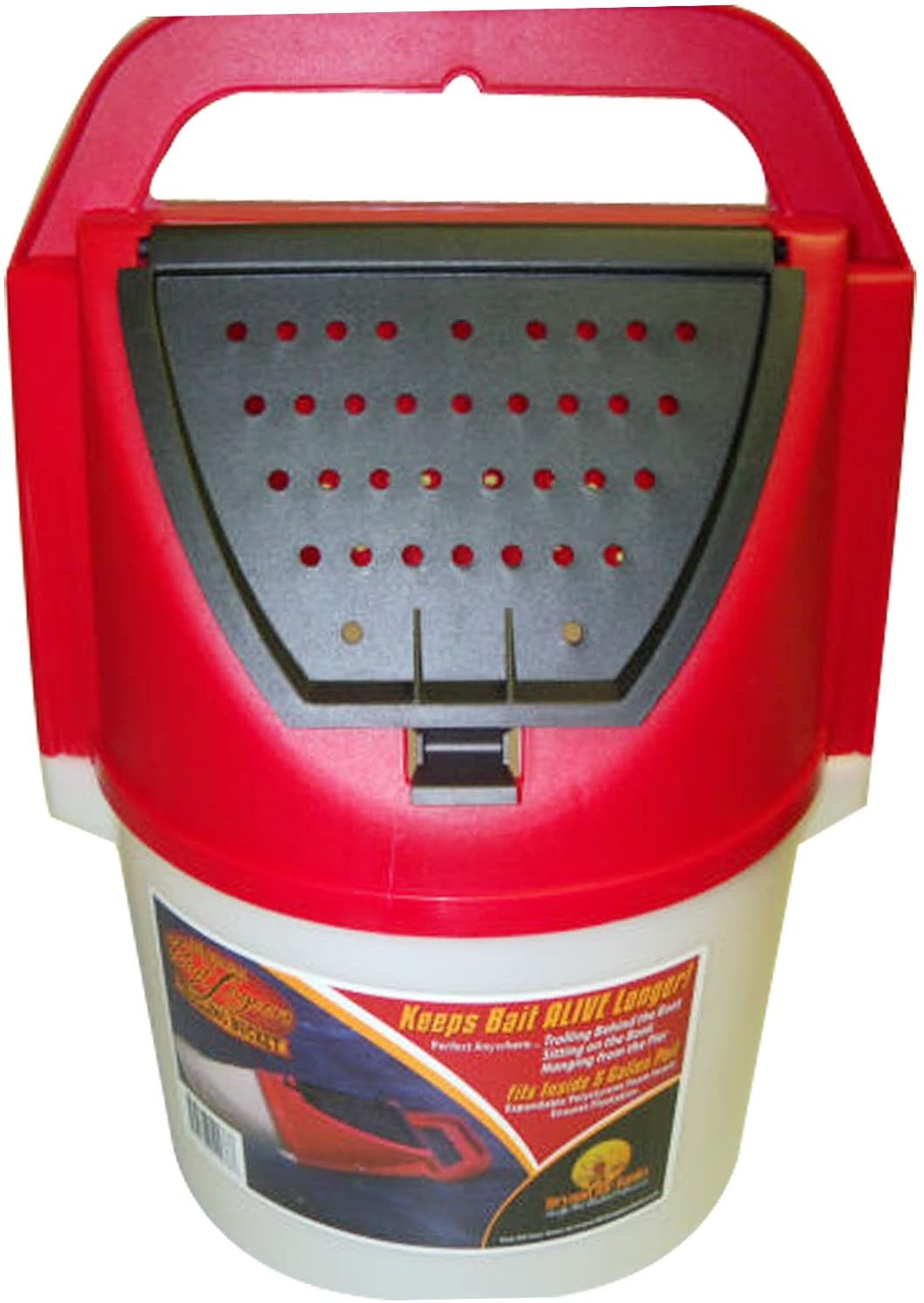 thumbnail interactive-video image 1 of RebelFIN Classic X88 Foam Minnow Bait Bucket - 2 Gallon - Made In USA 1 of 5