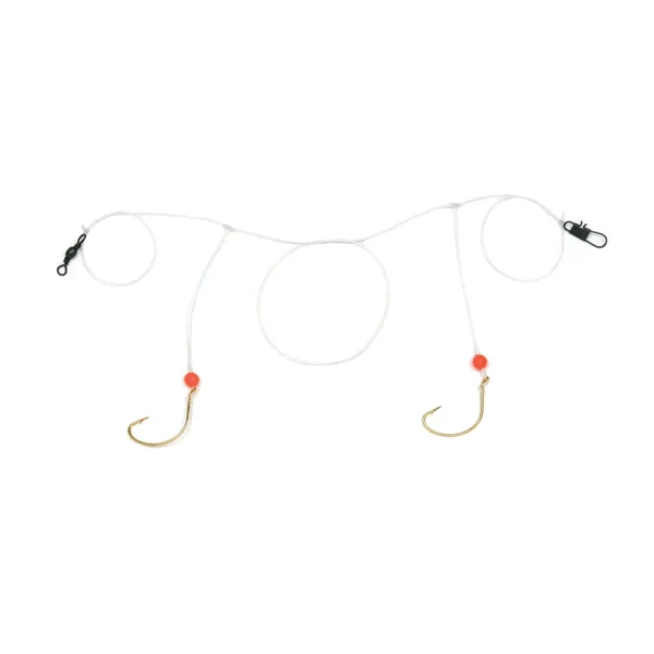 DPR7  Sea Striker 2 Drop Pompano Rig #4 Gold Hooks