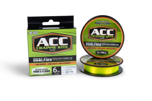 DF4CTHV300  ACC Crappie DuelFlex 4lb Fishing Line 300yds