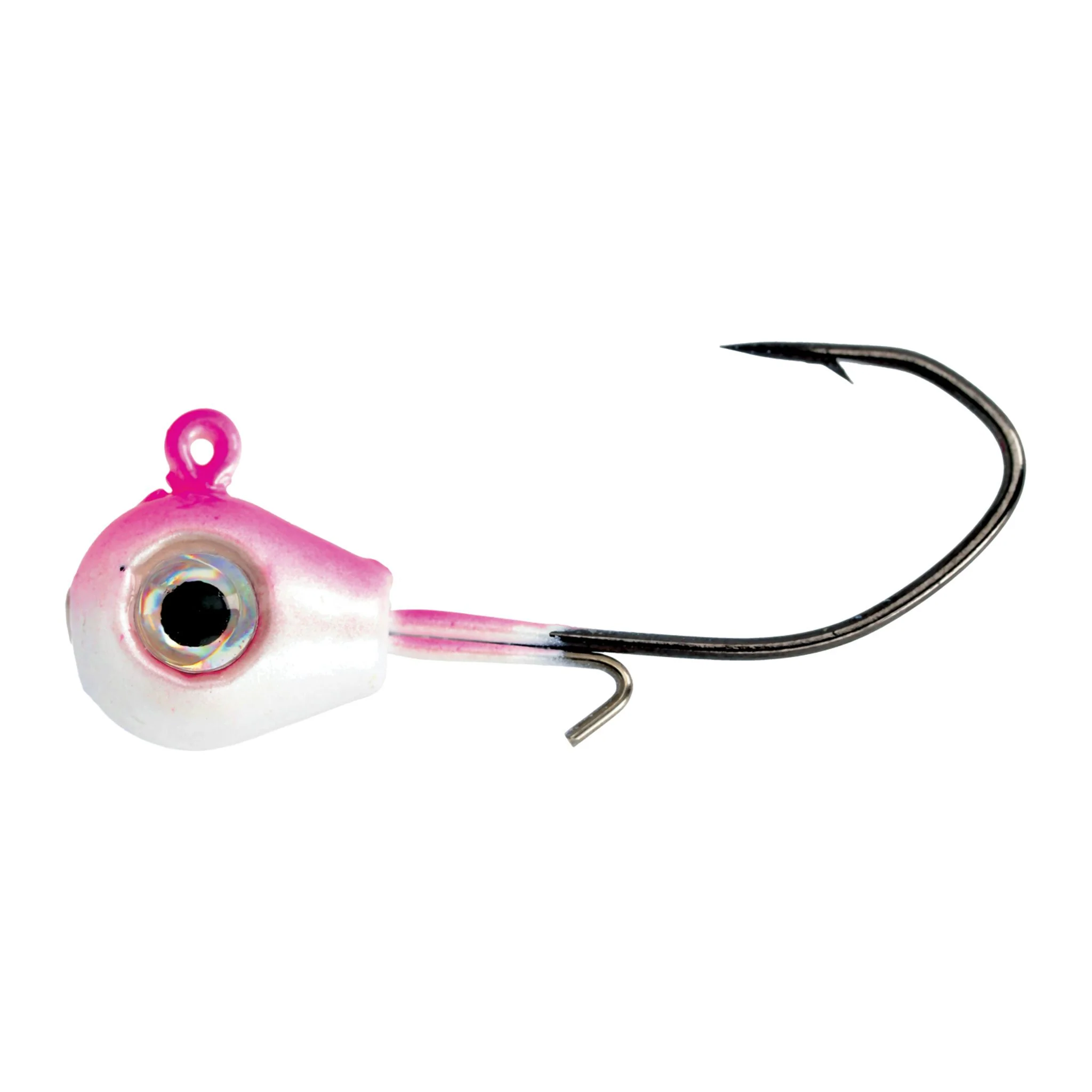 LSTDPV12-17   Eagle Claw Tear Drop Jighead 1/2oz Pink/White