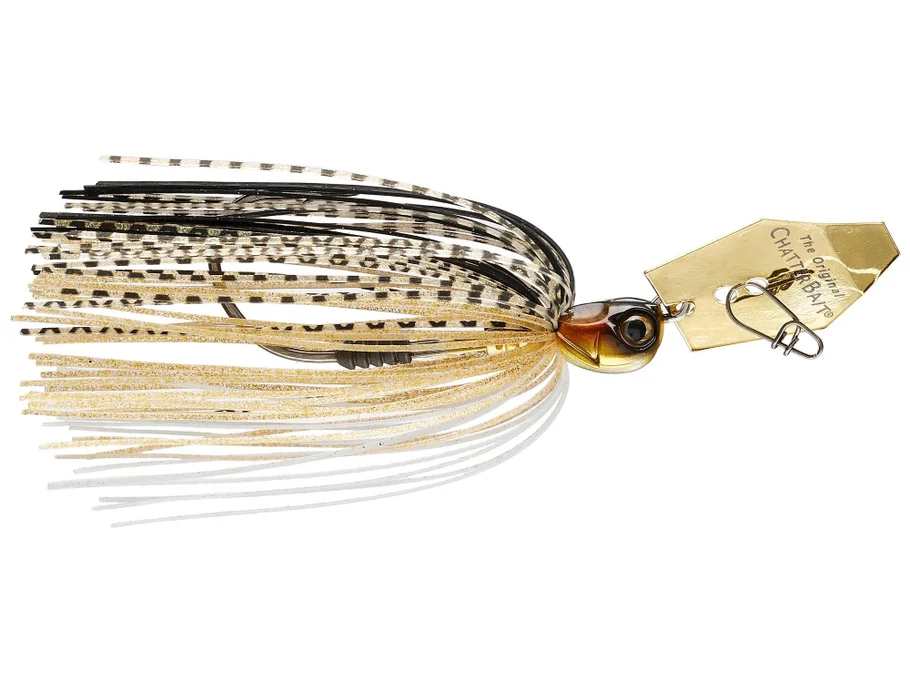 CBEV38-14  Z Man Chatterbait Elite Evo 3/8oz Golden Shiner