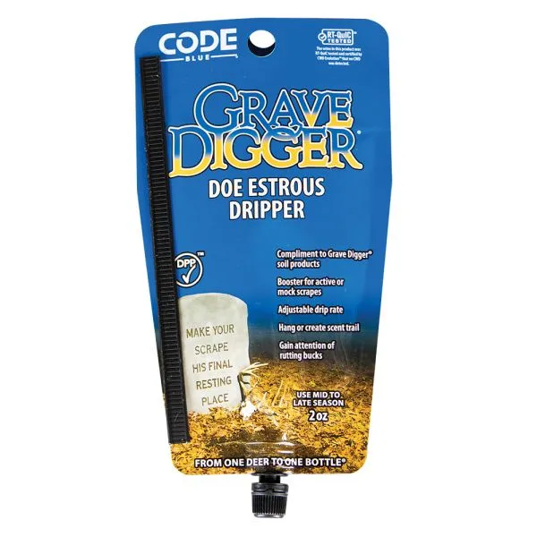 OA1425 Code Blue Grave Digger Doe Estrous Dripper