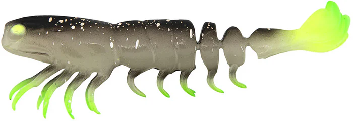PSLB35-04   Z-Man Prawnstarz Loose Body 3.5" Shrimp Glow Chart