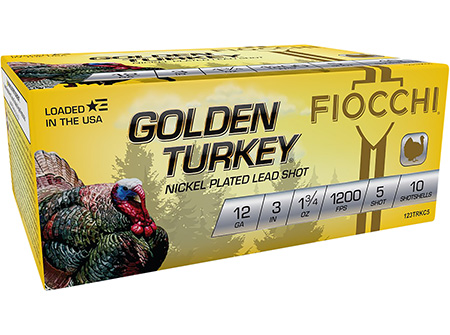 FIO 123TKRC6   Fiocchi Gold Turkey 12ga  3" #6 Shot