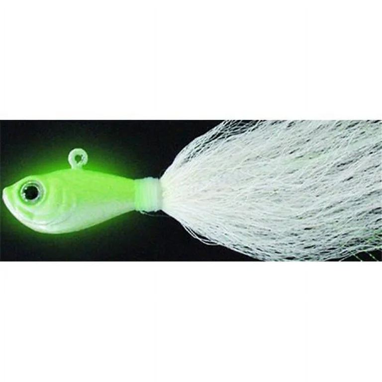 SBTJGL-1   Spro 1oz Bucktail Jig Glow