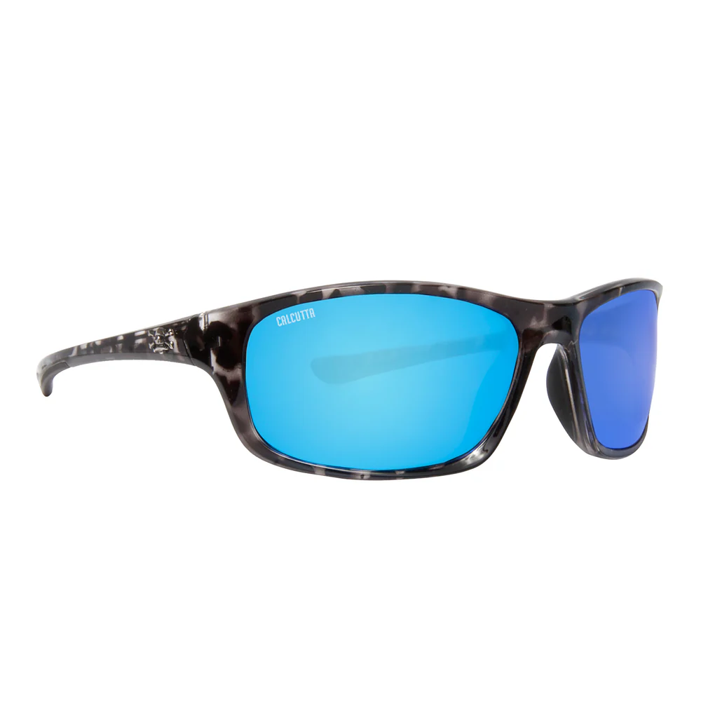 BG1BMBLKTORT   Calcutta Bouge Sunglasses Black Tortoise/Blue Frame