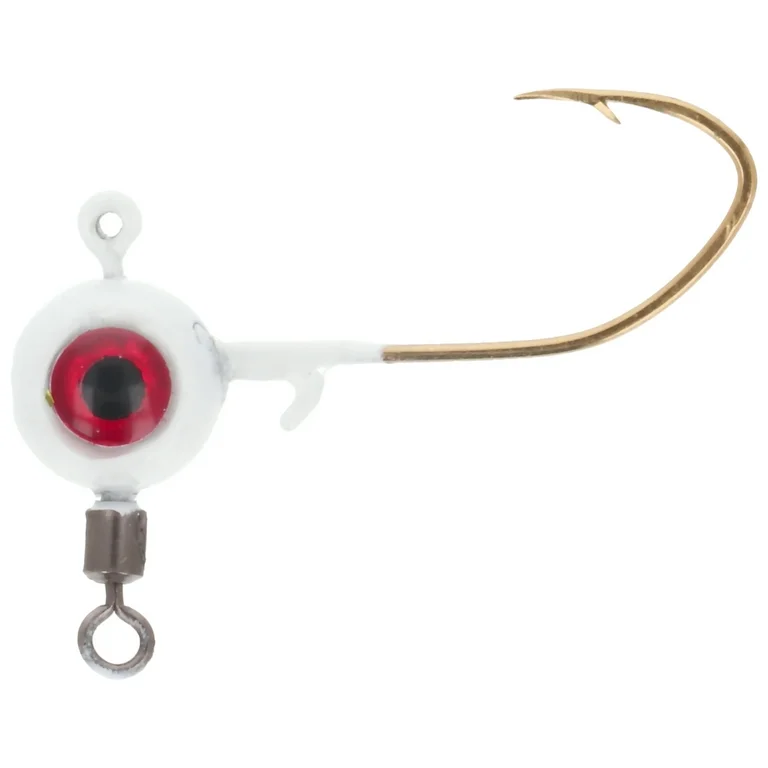 MBJ132-01   Eagle Claw Ladder Jigheads 1/32oz White