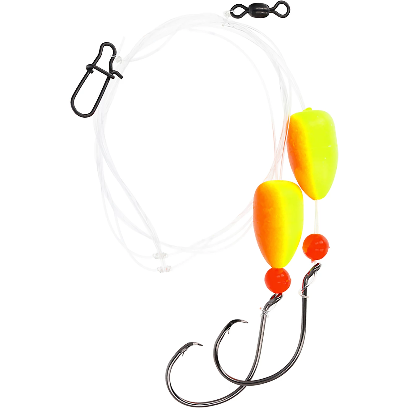 L969BF1-1/0   Eagle Claw Pompano Rig Yell/Orange