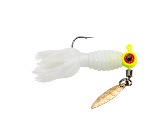 MRCSHSIPCT116-72   Strike King Sausage Head Jigs 1/16oz Crappie White