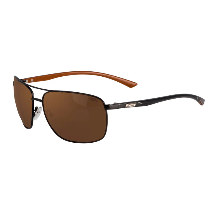 BER002-BLKCOP|Berkley Polerized Sunglasses Black/Copper