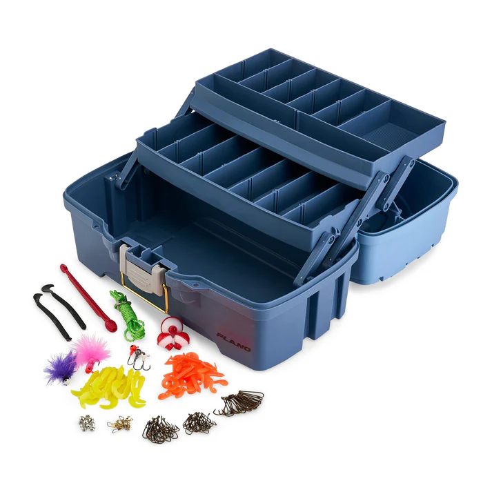 CTCH AL2TRAYTBBLU   Plano Catch All Two Tray Tackle Box