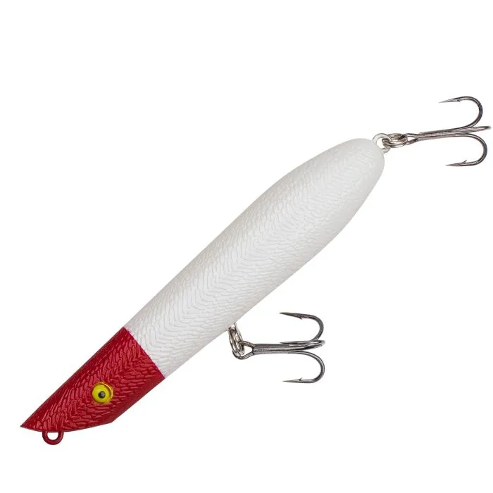 C6428   Cotton Cordell Pencil Popper 4.5" Pearl Red Head