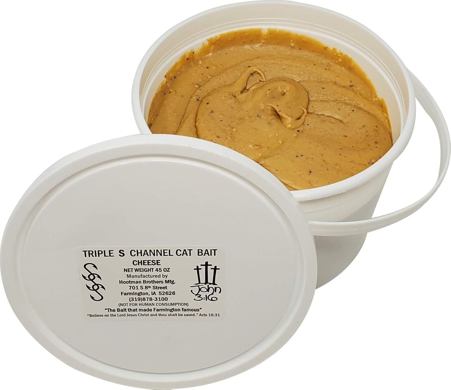 SSS Catfish Bait-Cheese  45oz Tub