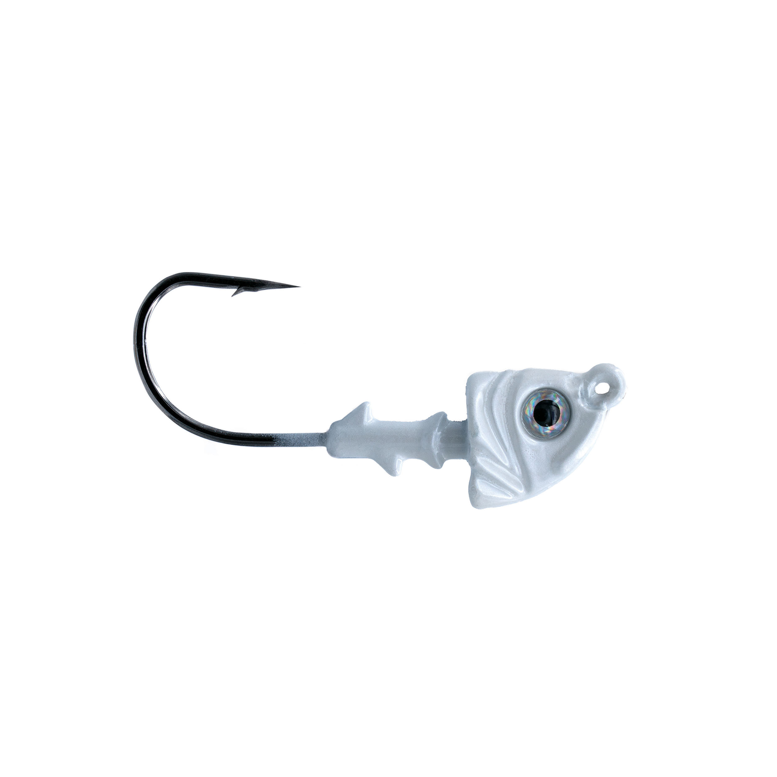 HDSH1-02   1st Gen HD Swimbait Jigheads 1oz White 3pk