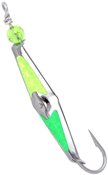 00RBMS-GF   Clarkspoon #00 Flash Spoon Green Flash