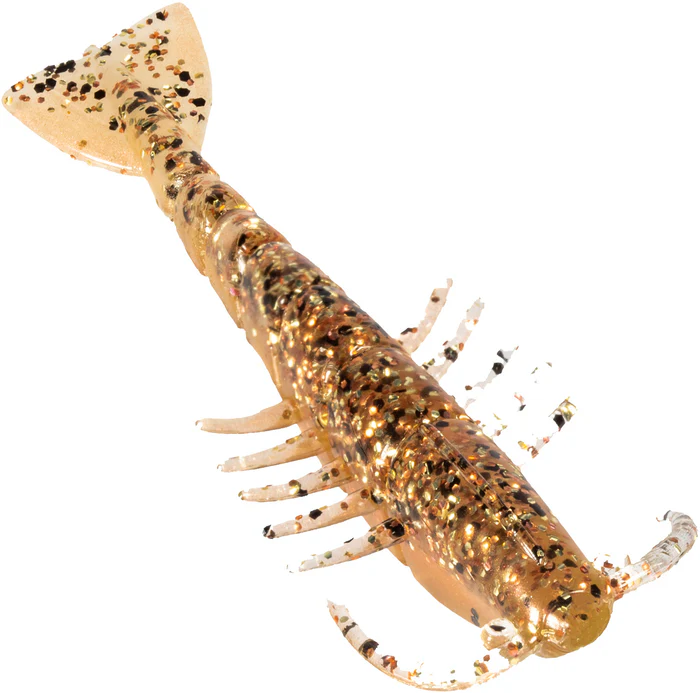 SNS25-261PK6  Z-Man Salty Ned Shrimp 2.5" New Penny 6pk