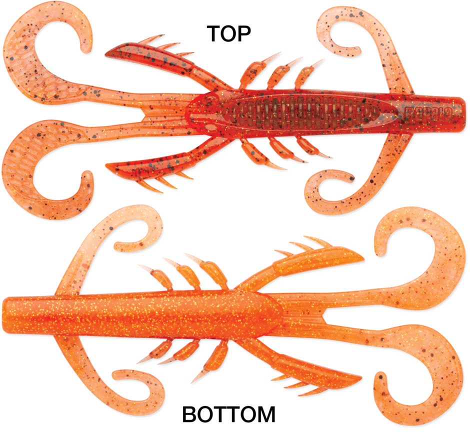 CCHH4-RCW   Crush City Hedgehog 4" Red Craw