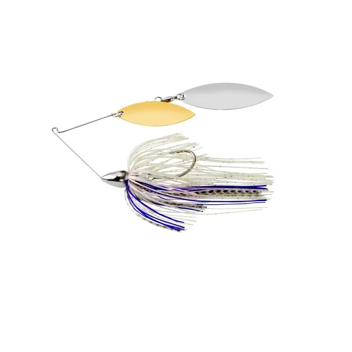 WE38NW-29   War Eagle Double willow Spinnerbait 3/8oz Purple Shad