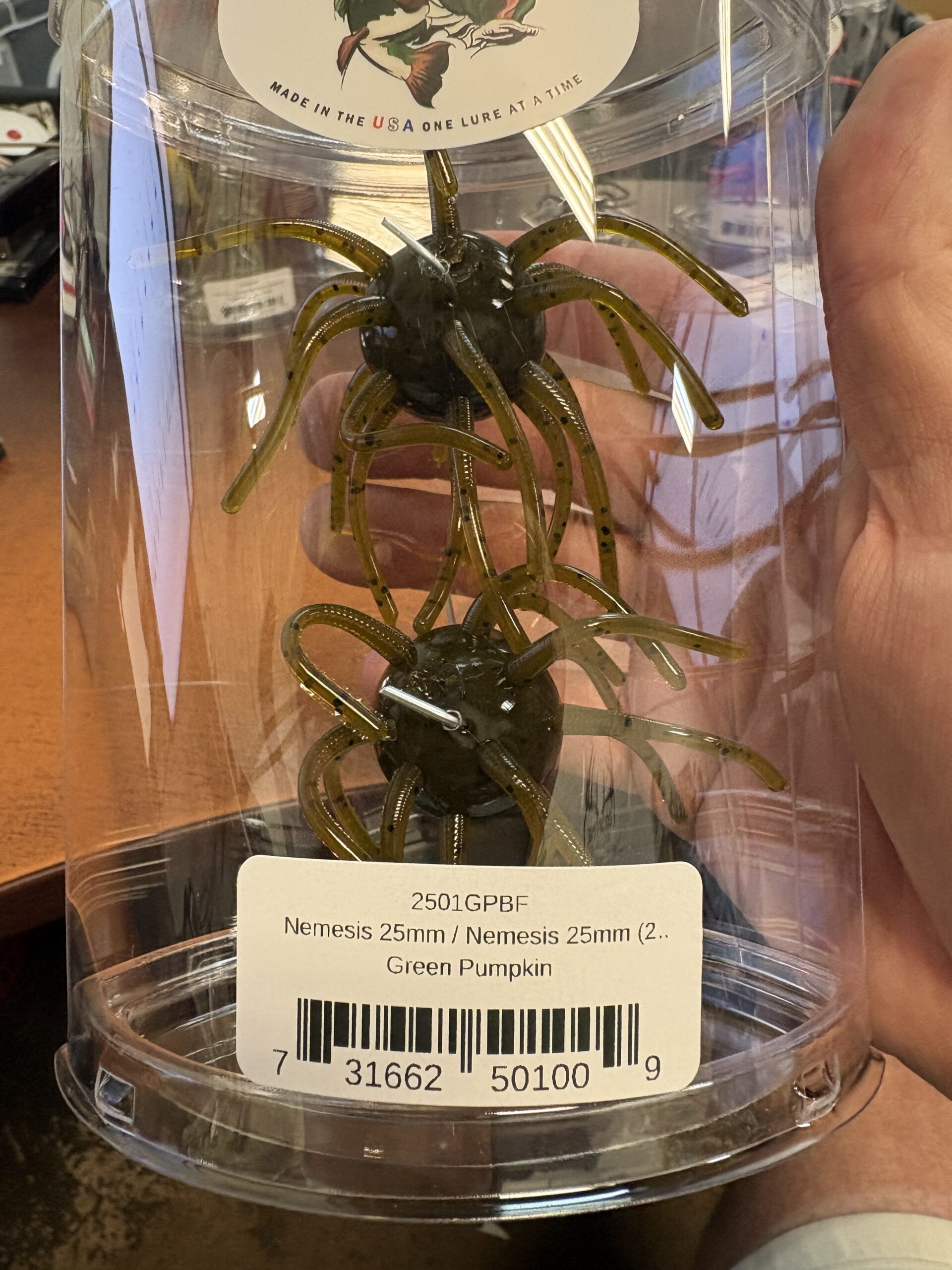 2501GPBF   Nemesis Coike 25mm Green Pumpkin