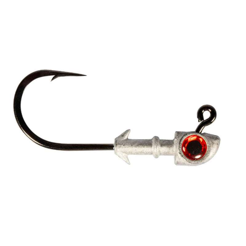DE6034-01PK2 Z-Man Diezel Eye Jigheads 6/0 3/4oz Red Eye 2pk