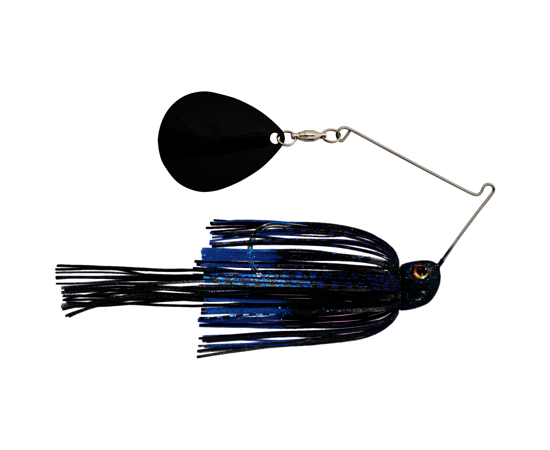 TGN12C-202   Strike King Tour Grade Night Spinnerbait 1/2oz Black/Blue