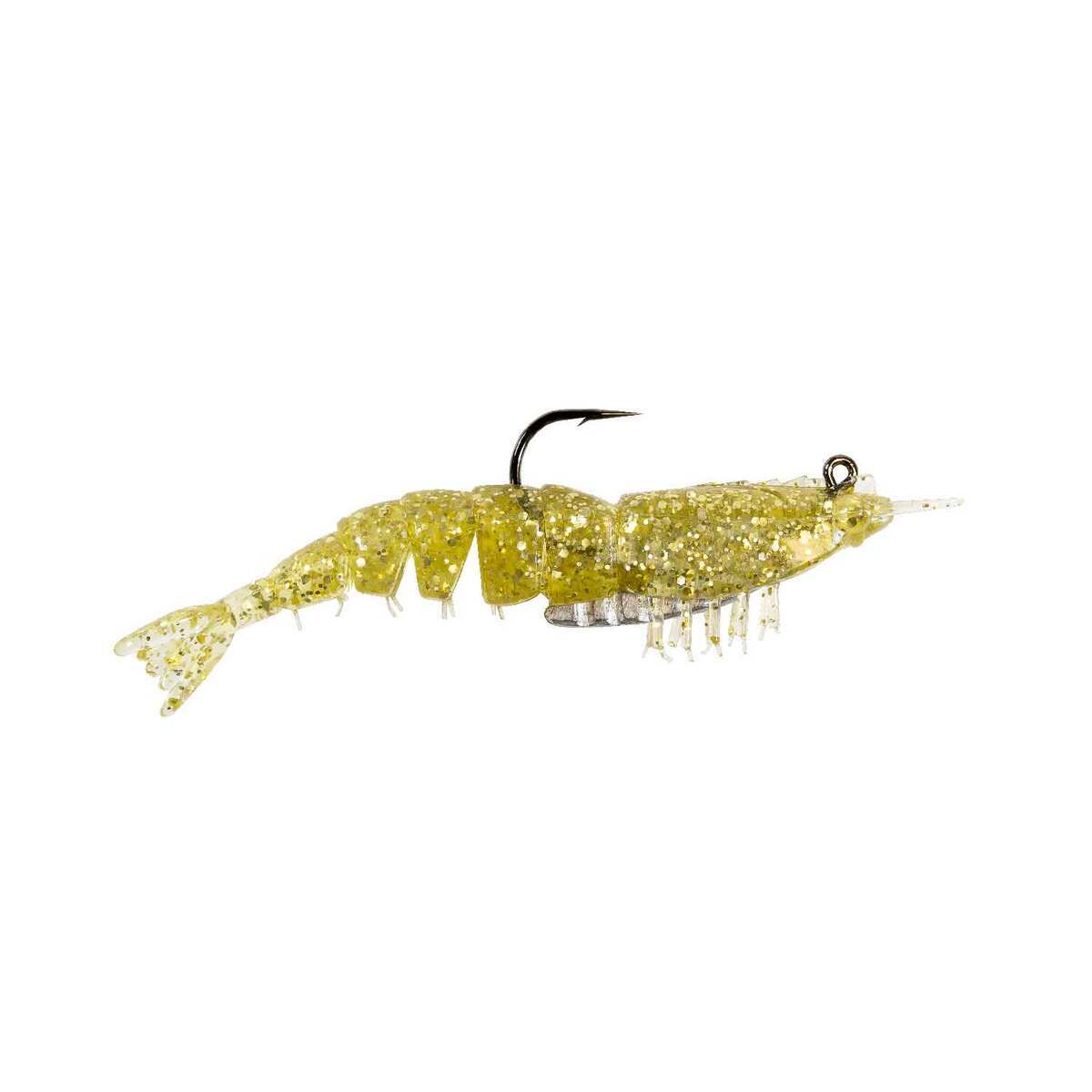 EZSU-272Pk4   Z-Man EZ Shrimp 3.5" Gold Flake 4pk