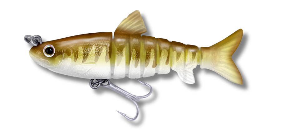 E-VM35-115HD   Vudu Mullet Gold Croaker 3.5"