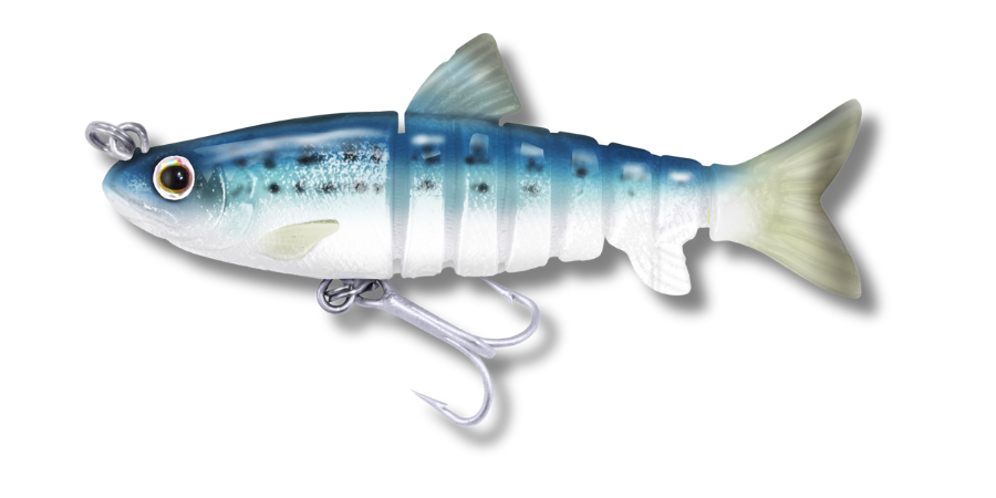 E-VM35-117HD   Vudu Mullet 3.5" Blue Herring
