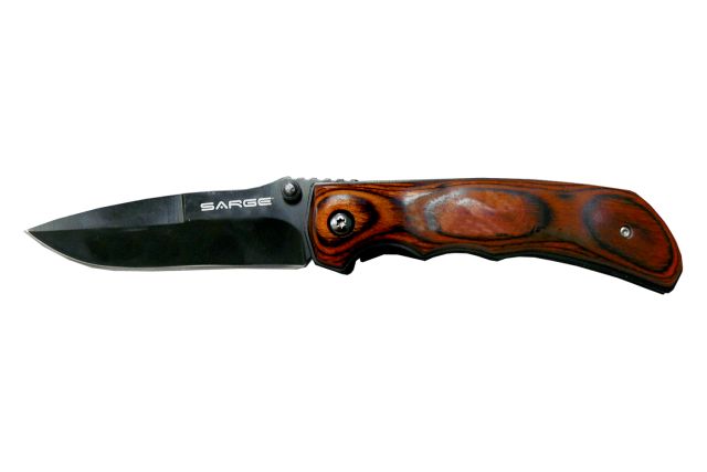 SK-60N   Sarge Trigger Knife Wooden Folder