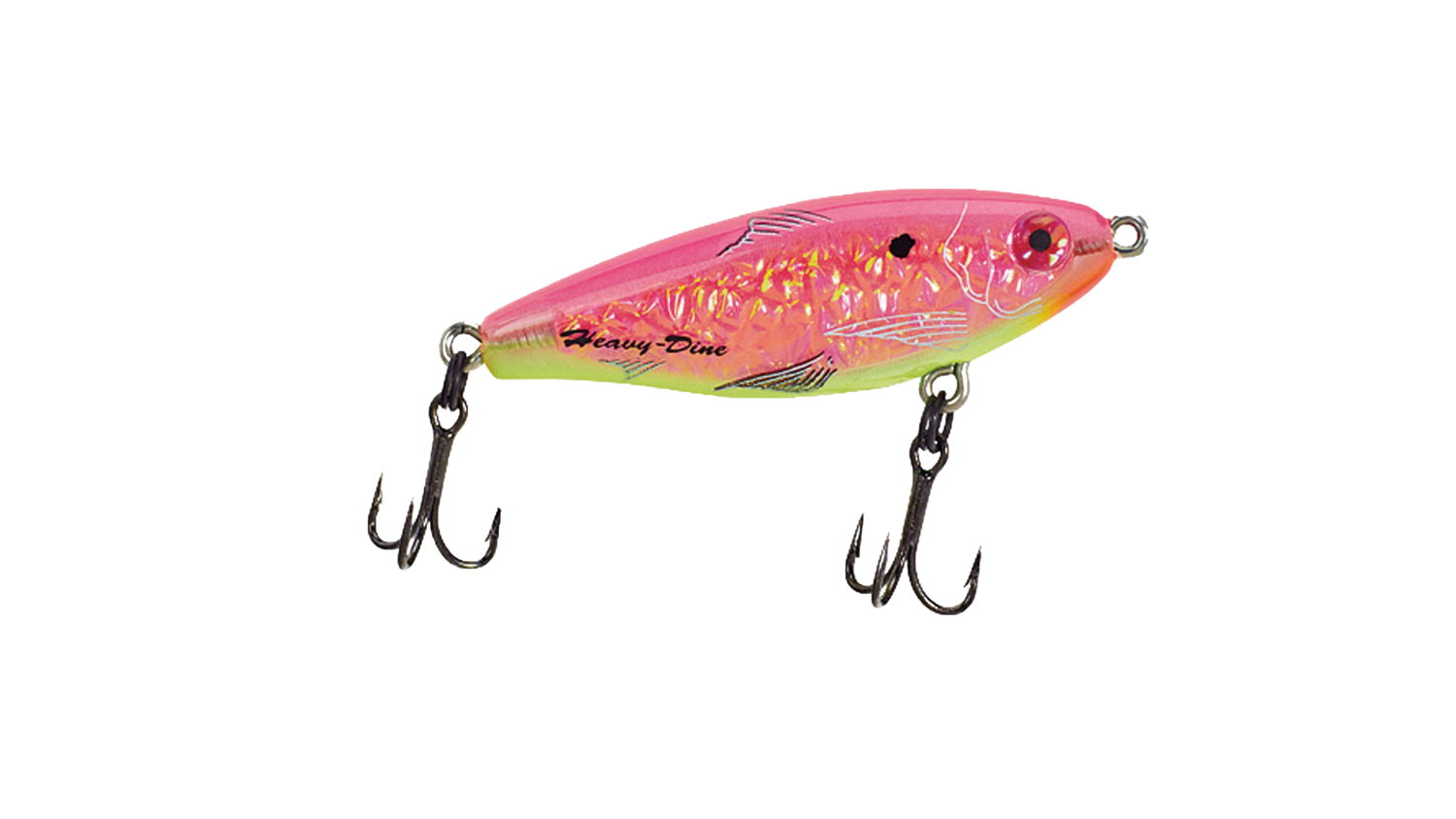 C18mr-ECCPK  Mirrolure Heavy Dine Twitchbait Pink/Chart/Pink